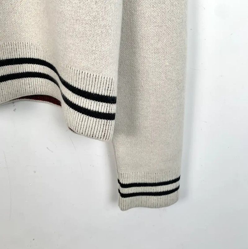 Dior Dior Beige Cashmere Sweater with J'adore Detail 0089 Size M / US 6-8 / IT 42-44 - 5 Thumbnail