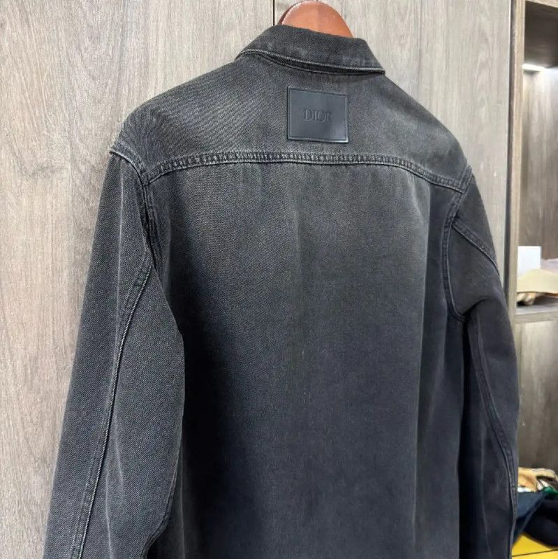 Dior Dior Black Leather Women's Jacket 0089 Size XS / US 0-2 / IT 36-38 - 4 Thumbnail
