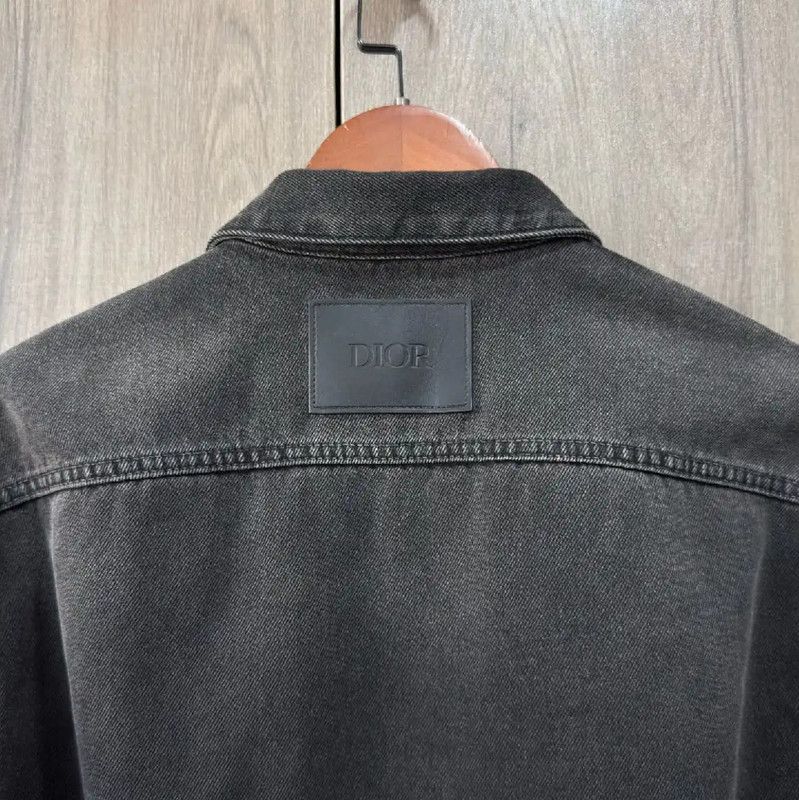 Dior Dior Black Leather Women's Jacket 0089 Size XS / US 0-2 / IT 36-38 - 3 Thumbnail