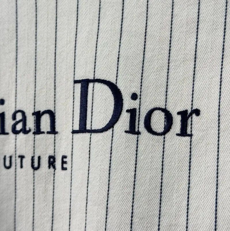 Dior Dior White Striped Women's Jacket 0089 Size XS / US 0-2 / IT 36-38 - 6 Thumbnail