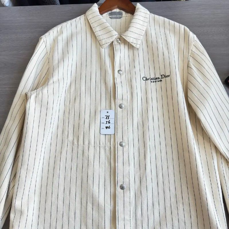 Dior Dior White Striped Women's Jacket 0089 Size XS / US 0-2 / IT 36-38 - 9 Thumbnail