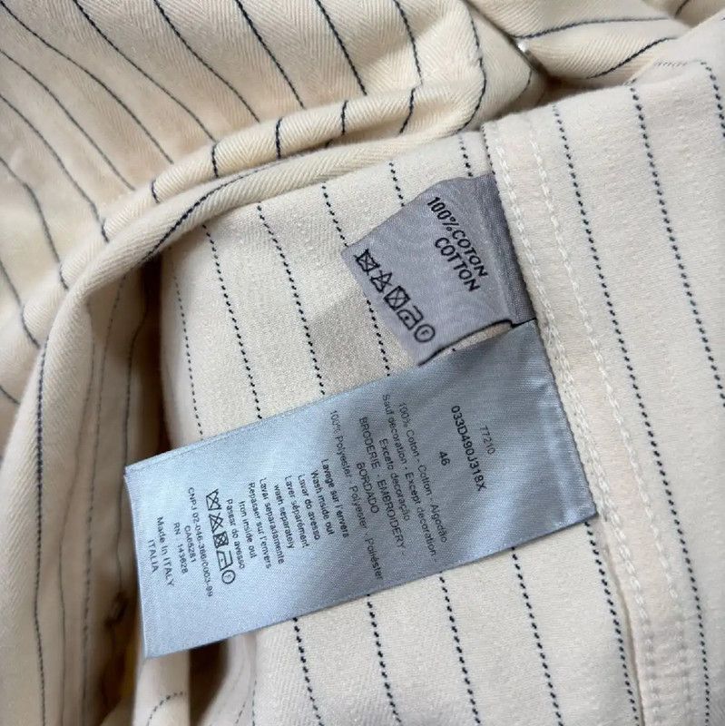 Dior Dior White Striped Women's Jacket 0089 Size XS / US 0-2 / IT 36-38 - 8 Thumbnail