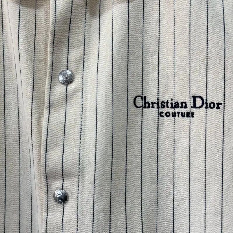 Dior Dior White Striped Women's Jacket 0089 Size XS / US 0-2 / IT 36-38 - 4 Thumbnail