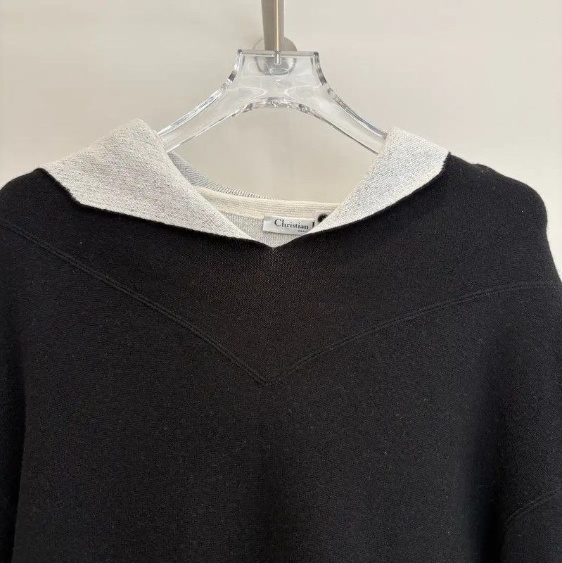 Dior Dior Black Cashmere Sweater for Women 0089 Size XS / US 0-2 / IT 36-38 - 3 Thumbnail