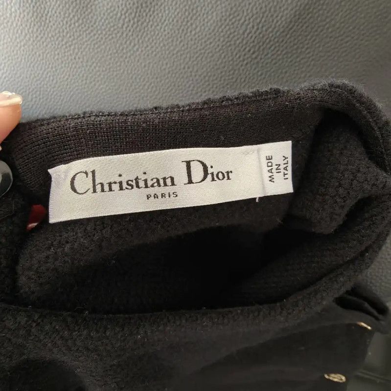 Dior Dior Black Cashmere Women's Skirt 0089 Size 24" / US 00 / IT 34 - 4 Thumbnail