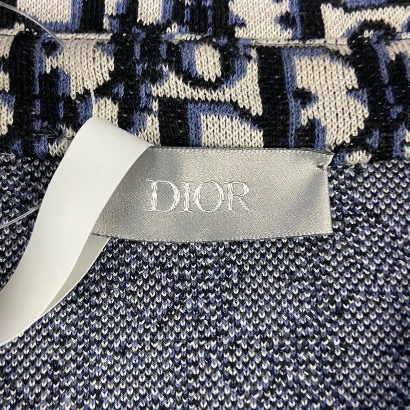 Dior Dior Black Cotton Long Sleeve Shirt for Women 0089 Size XL / US 12-14 / IT 48-50 - 4 Thumbnail