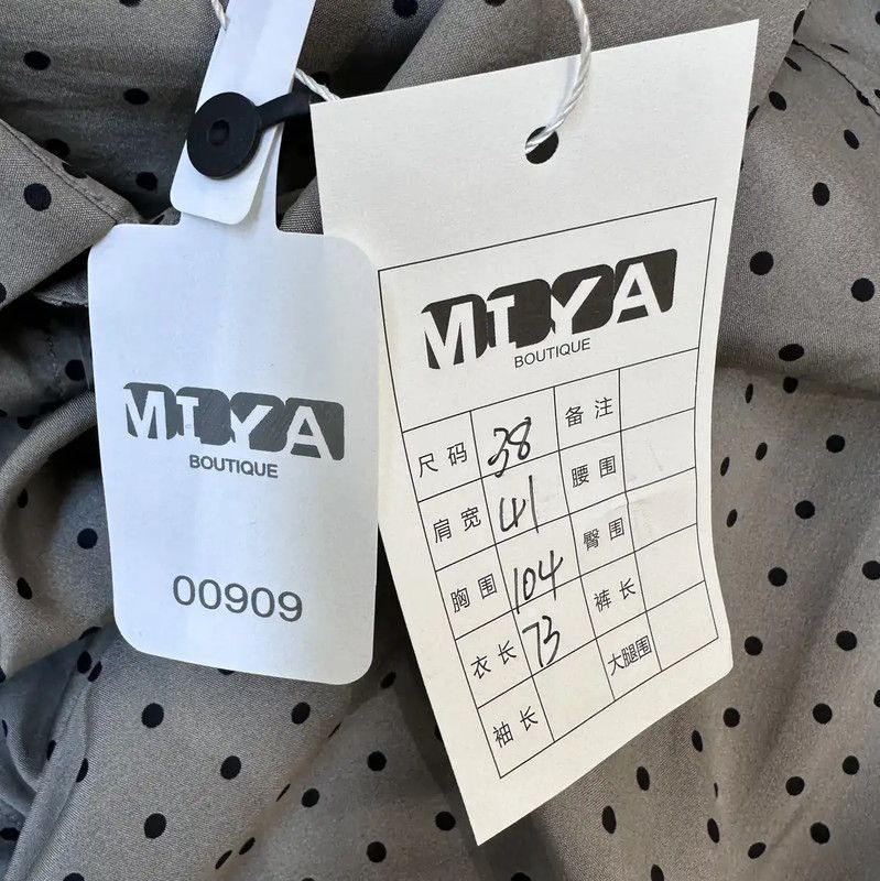 Dior Dior Gray Polka Dot Shirt for Women 0089 Size M / US 6-8 / IT 42-44 - 7 Thumbnail