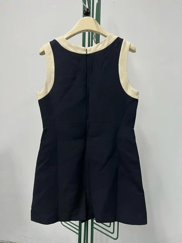 Dior Dior Summer Black Cotton Sleeveless Dress 0089 Size M / US 6-8 / IT 42-44 - 2 Thumbnail