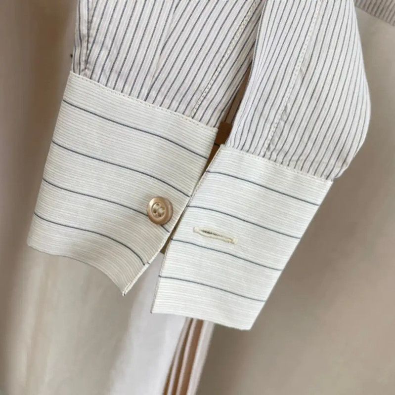 Dior Dior Pale Pink Silk Long Sleeve Shirt 0089 Size S / US 4 / IT 40 - 6 Thumbnail