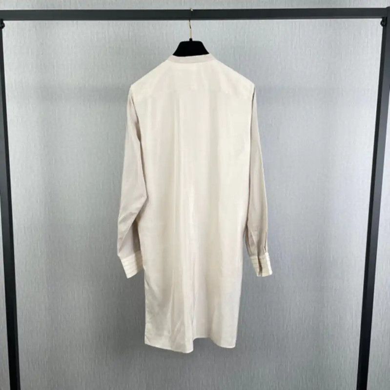 Dior Dior Pale Pink Silk Long Sleeve Shirt 0089 Size S / US 4 / IT 40 - 2 Thumbnail
