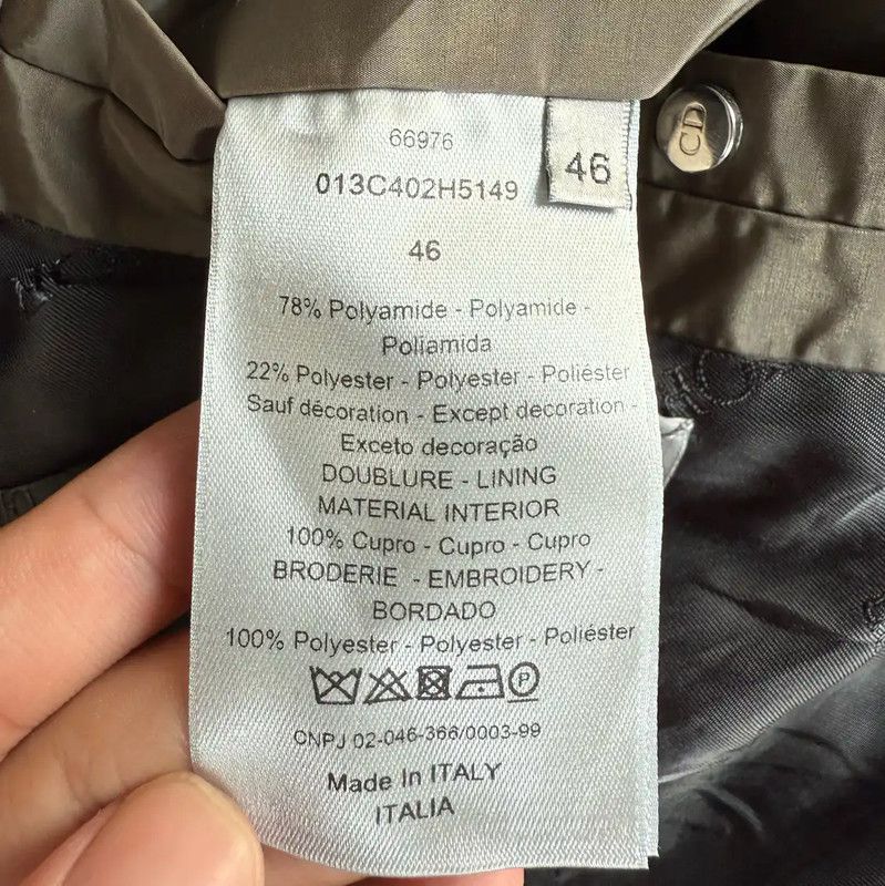 Dior Dior Women's Army Green Nylon Jacket 0089 Size ONE SIZE - 3 Thumbnail