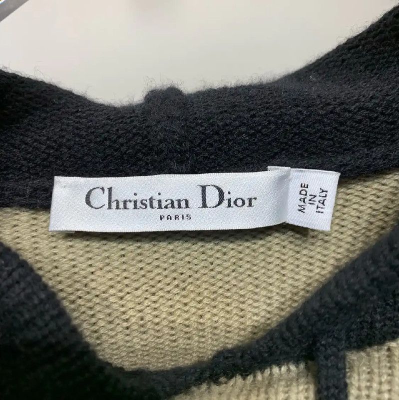Dior Dior Black Cashmere Hooded Sweater 0089 Size S / US 4 / IT 40 - 3 Thumbnail