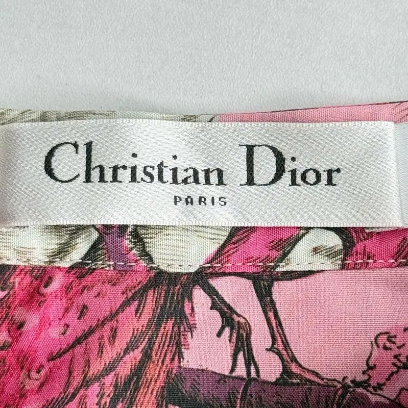 Dior Dior Pink Cotton Blend Sleeveless T-Shirt 0089 Size L / US 10 / IT 46 - 4 Thumbnail