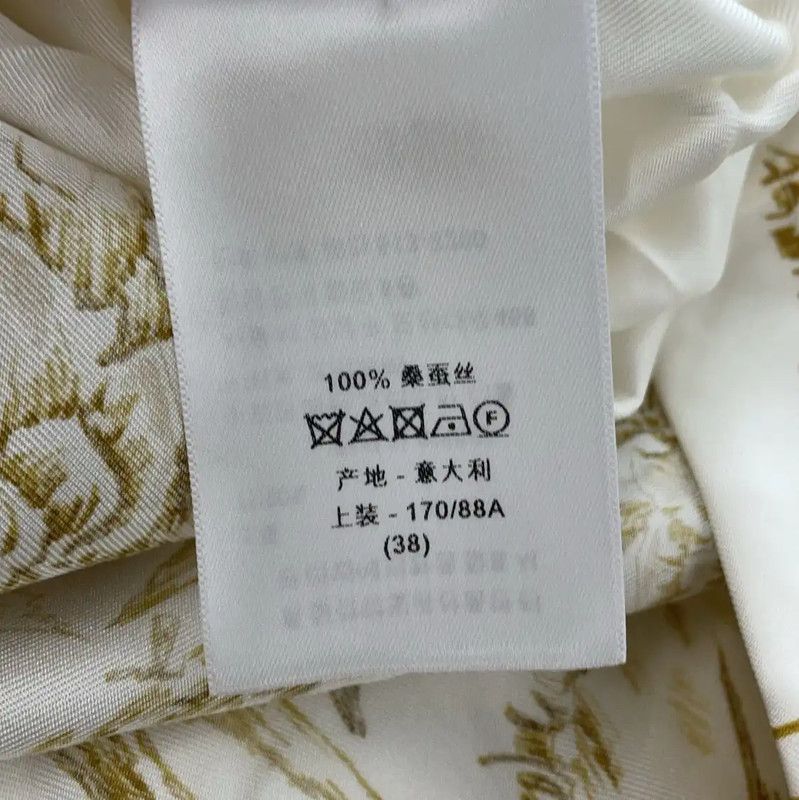Dior Dior White Silk Women's Shirt 0089 Size S / US 4 / IT 40 - 5 Thumbnail