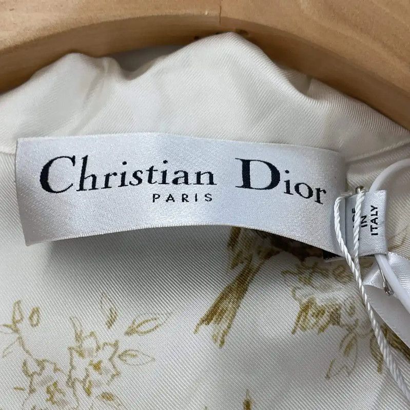 Dior Dior White Silk Women's Shirt 0089 Size S / US 4 / IT 40 - 3 Thumbnail
