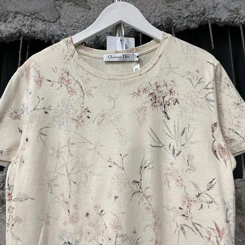 Dior Dior Floral Print Summer T-Shirt 0089 Size M / US 6-8 / IT 42-44 - 3 Thumbnail