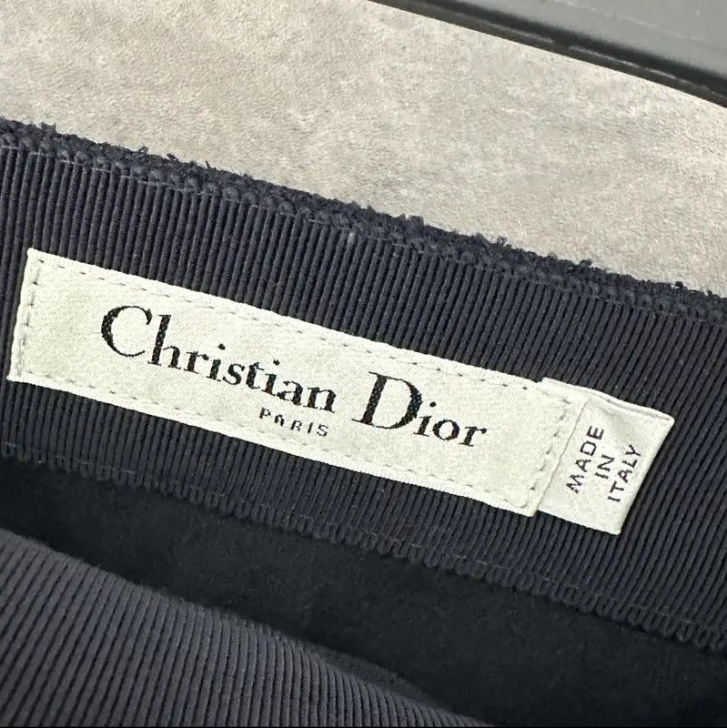 Dior Dior Women's Navy Wool Blend Skirt 0089 Size 36" / US 14 / IT 50 - 4 Thumbnail