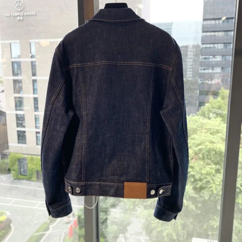 Dior Dior Women's Dark Blue Denim Jacket 0089 Size ONE SIZE - 2 Thumbnail