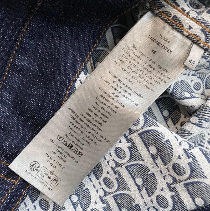 Dior Dior Women's Dark Blue Denim Jacket 0089 Size ONE SIZE - 5 Thumbnail
