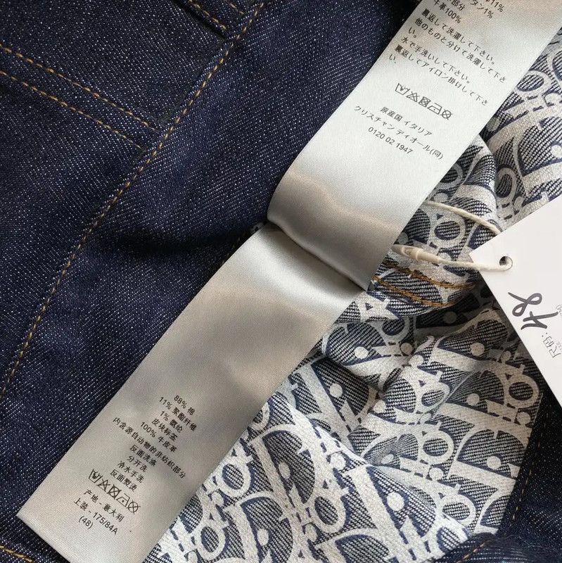 Dior Dior Women's Dark Blue Denim Jacket 0089 Size ONE SIZE - 6 Thumbnail