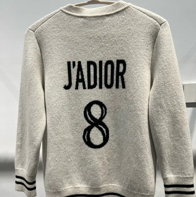 Dior Dior Cream Cashmere Women's Pullover Sweater 0089 Size M / US 6-8 / IT 42-44 - 2 Thumbnail