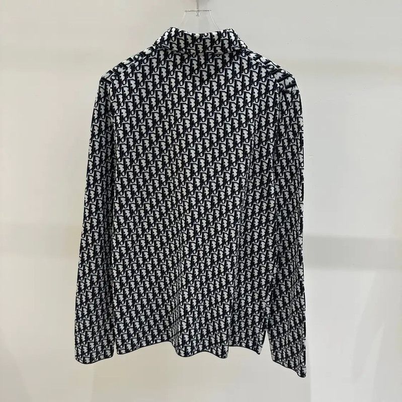 Dior Dior Black Logo Print Long Sleeve Shirt 0089 Size S / US 4 / IT 40 - 5 Thumbnail