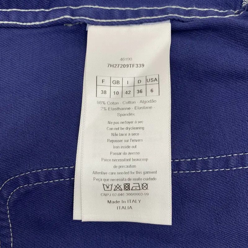 Dior Dior Navy Cotton Women's Jacket 0089 Size S / US 4 / IT 40 - 6 Thumbnail