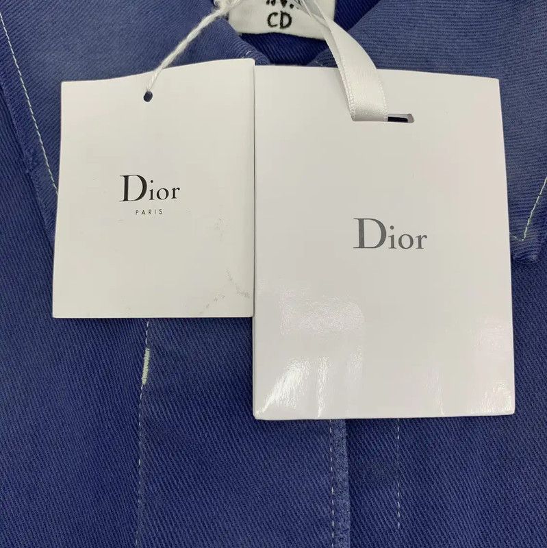 Dior Dior Navy Cotton Women's Jacket 0089 Size S / US 4 / IT 40 - 8 Thumbnail