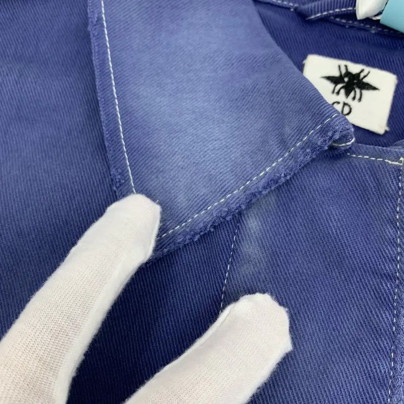 Dior Dior Navy Cotton Women's Jacket 0089 Size S / US 4 / IT 40 - 9 Thumbnail