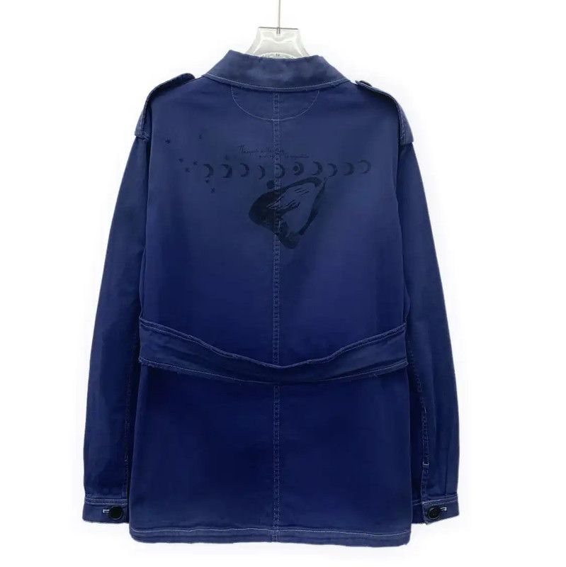 Dior Dior Navy Cotton Women's Jacket 0089 Size S / US 4 / IT 40 - 2 Thumbnail