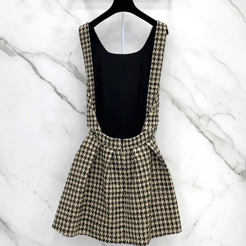 Dior Dior Color-Block Silk Blend Short Dress 0089 Size M / US 6-8 / IT 42-44 - 2 Thumbnail