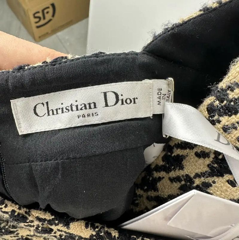 Dior Dior Color-Block Silk Dress Size M 0089 Size M / US 6-8 / IT 42-44 - 3 Thumbnail