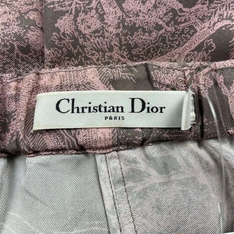 Dior Dior Pink Silk Casual Pants 0089 Size 23" - 4 Thumbnail