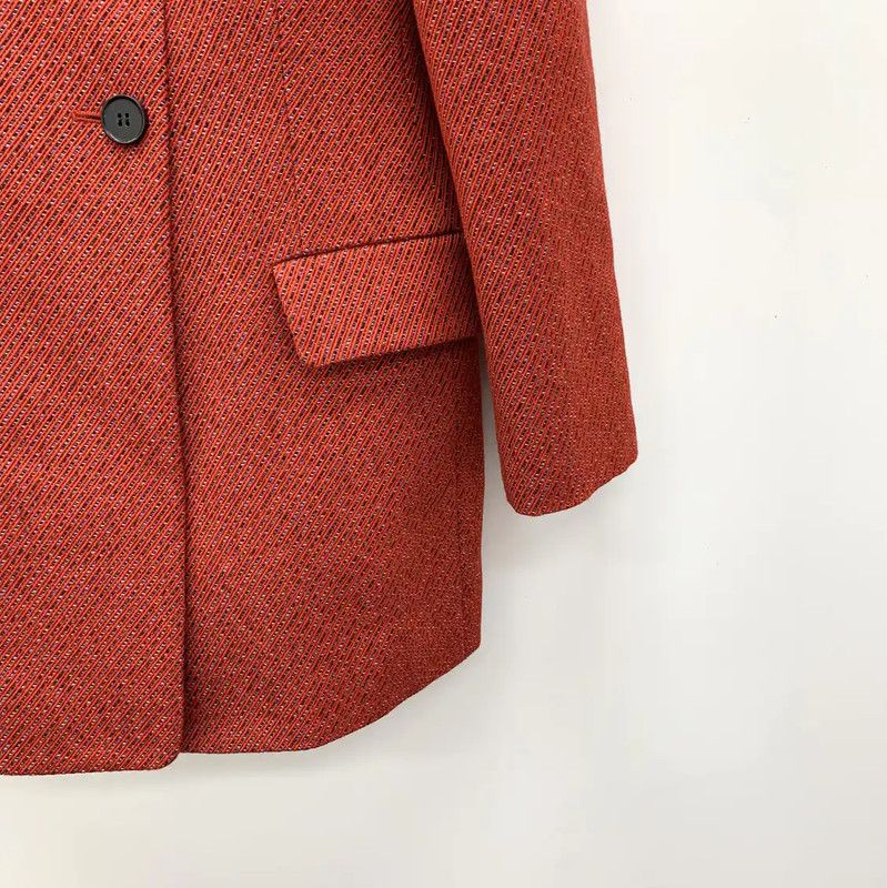 Dior Dior Red Wool Women’s Blazer 0089 Size ONE SIZE - 4 Thumbnail