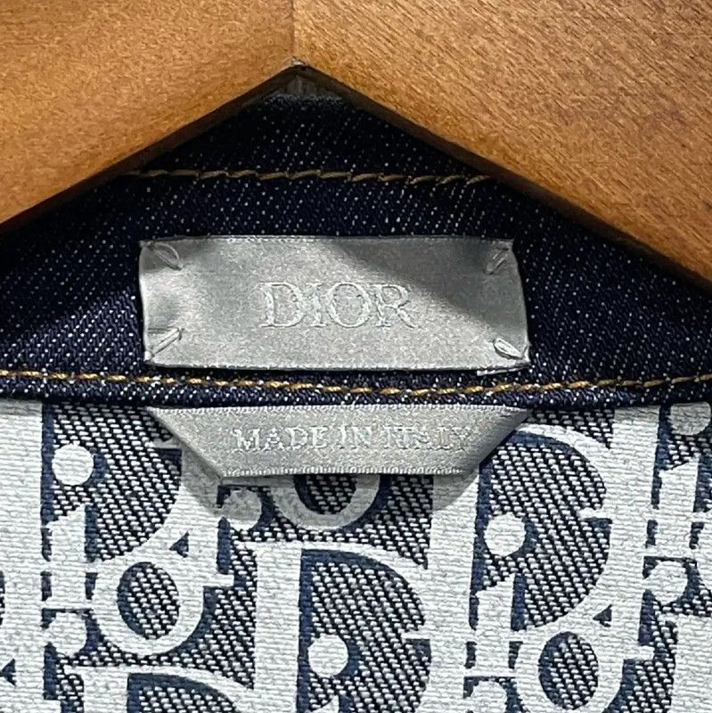 Dior Dior Blue Leather Women's Jacket 0089 Size XS / US 0-2 / IT 36-38 - 7 Thumbnail