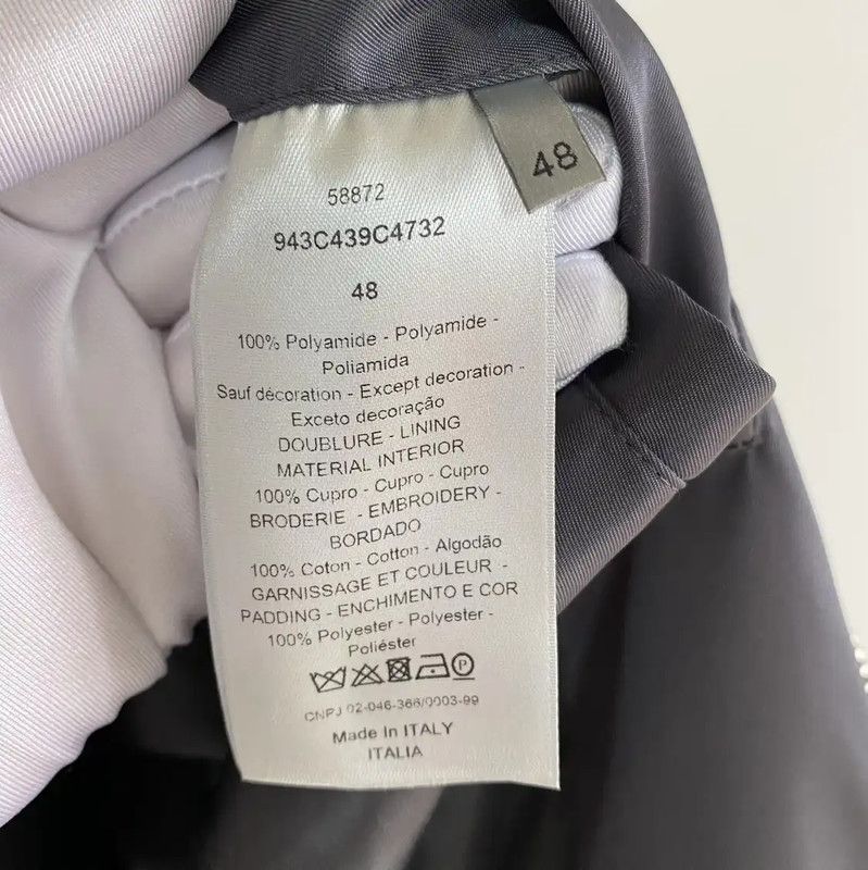 Dior Dior Gray Nylon Women's Jacket 0089 Size L / US 10 / IT 46 - 6 Thumbnail