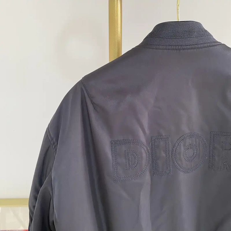 Dior Dior Gray Nylon Women's Jacket 0089 Size L / US 10 / IT 46 - 4 Thumbnail