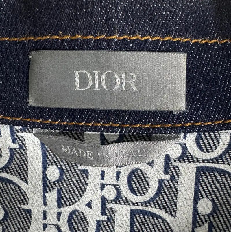 Dior Dior Blue Cotton Women's Jacket 0089 Size ONE SIZE - 3 Thumbnail