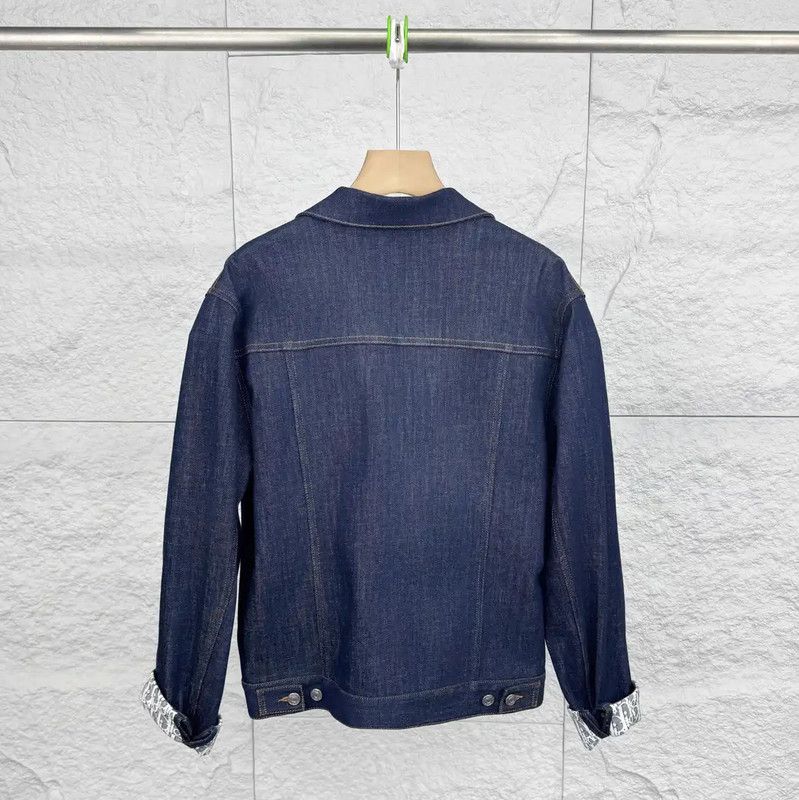 Dior Dior Blue Cotton Women's Jacket 0089 Size ONE SIZE - 2 Thumbnail