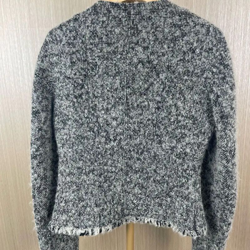 Dior Dior Women's Gray Cotton Cardigan 0089 Size M / US 6-8 / IT 42-44 - 2 Thumbnail