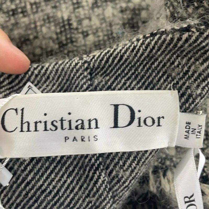 Dior Dior Women's Gray Cotton Cardigan 0089 Size M / US 6-8 / IT 42-44 - 3 Thumbnail