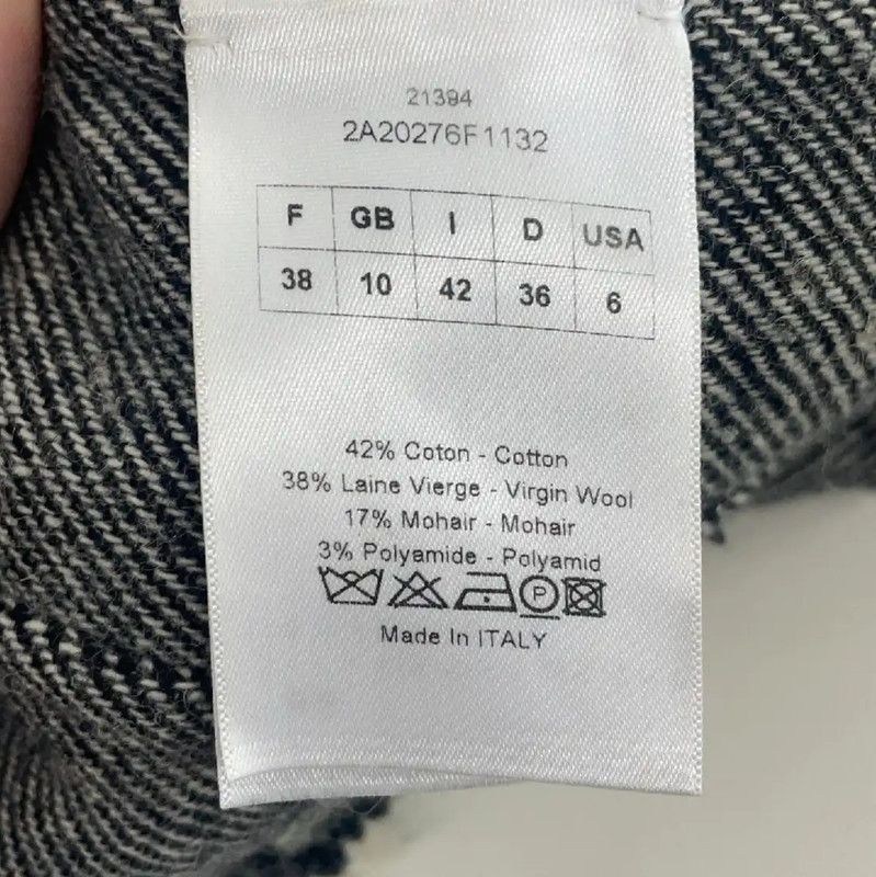 Dior Dior Women's Gray Cotton Cardigan 0089 Size M / US 6-8 / IT 42-44 - 4 Thumbnail