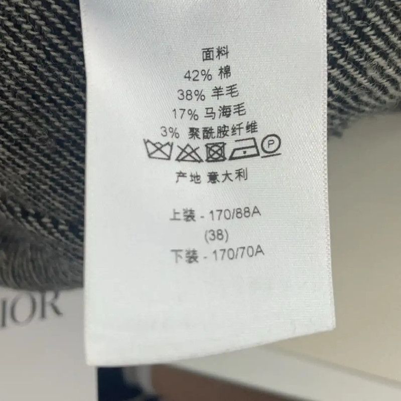 Dior Dior Women's Gray Cotton Cardigan 0089 Size M / US 6-8 / IT 42-44 - 5 Thumbnail