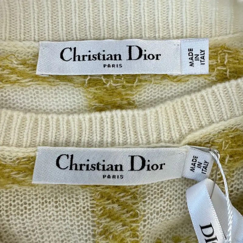 Dior Dior Colorblocked Wool Sweater for Women 0089 Size M / US 6-8 / IT 42-44 - 3 Thumbnail