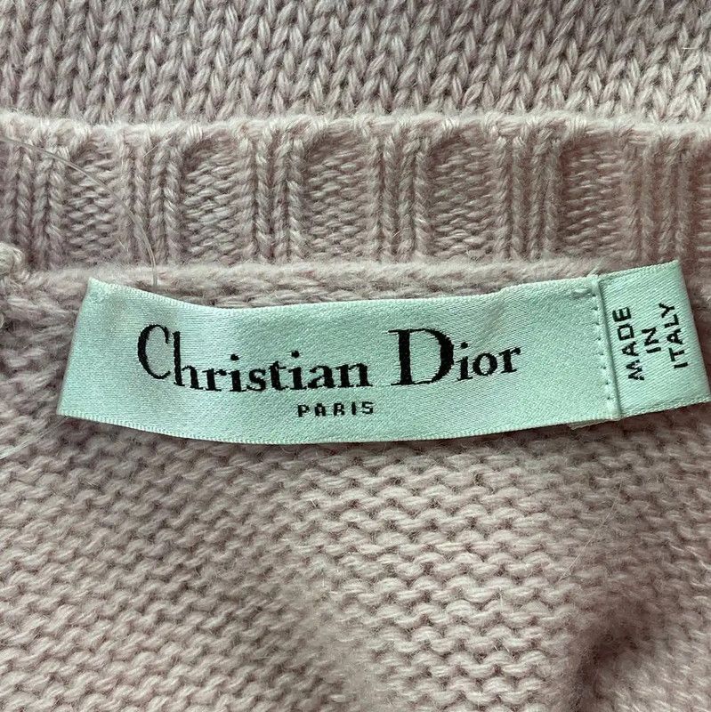 Dior Dior Pink Cashmere Knitted Sweater 0089 Size S / US 4 / IT 40 - 4 Thumbnail