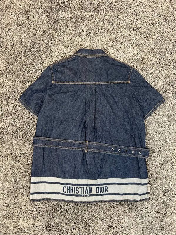 Dior Dior Blue Polyester Women's Jacket 0089 Size XS / US 0-2 / IT 36-38 - 2 Thumbnail