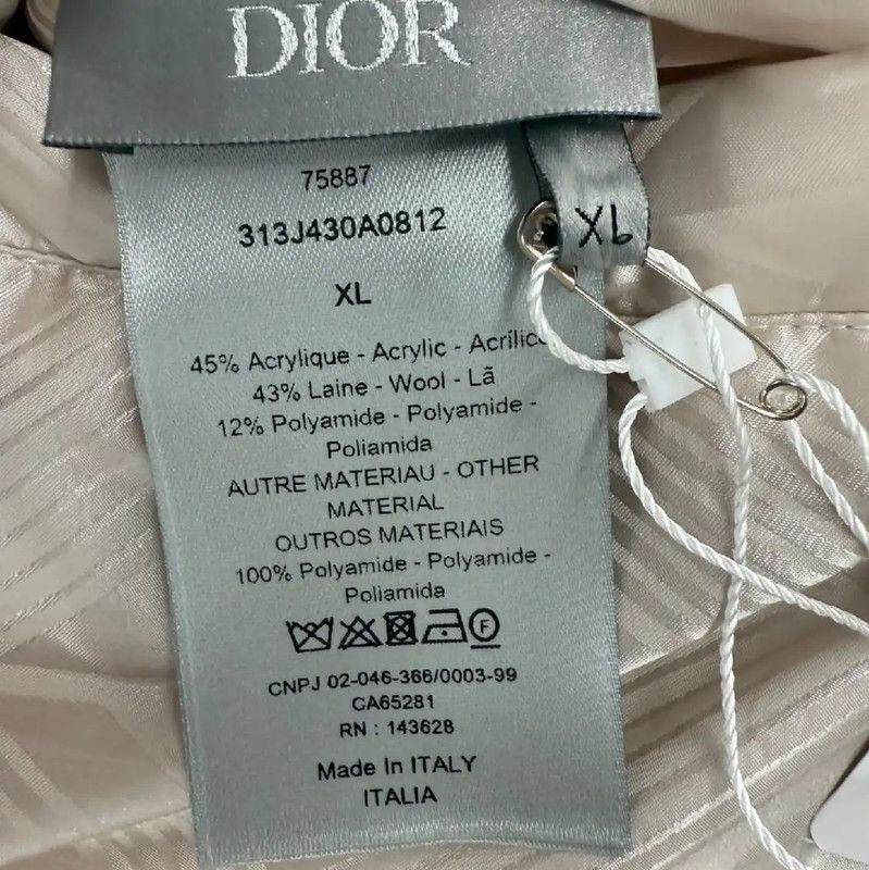 Dior Dior Stylish Khaki Acrylic Women's Cardigan 0089 Size XL / US 12-14 / IT 48-50 - 3 Thumbnail