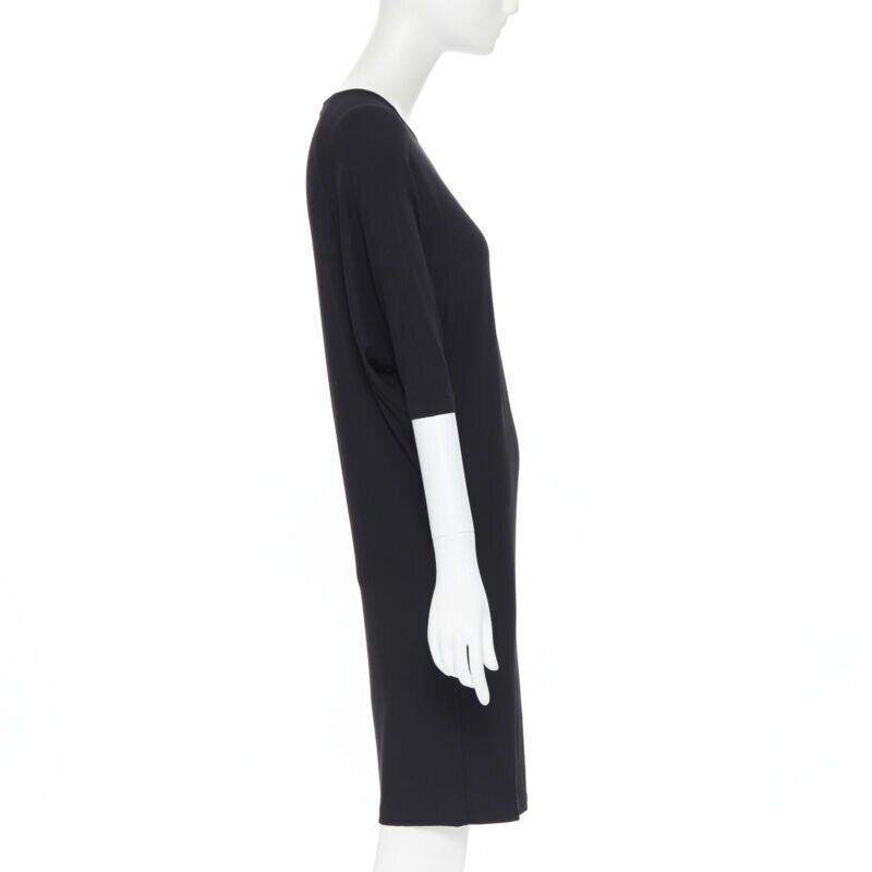 Michael Kors MICHAEL KORS black rayon spandex batwing stretch fit casual dress US0 XS Size XS / US 0-2 / IT 36-38 - 5 Thumbnail