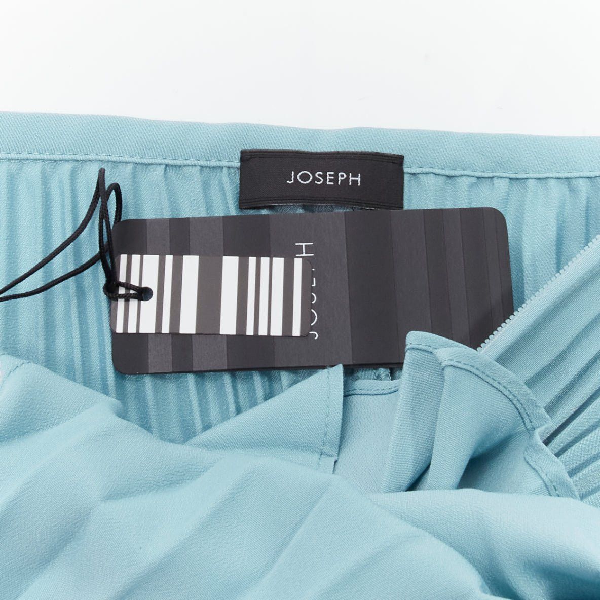 Joseph new JOSEPH Abbot blue accordion pleats center seam round table skirt FR34 XS Size 26" / US 2 / IT 38 - 8 Thumbnail