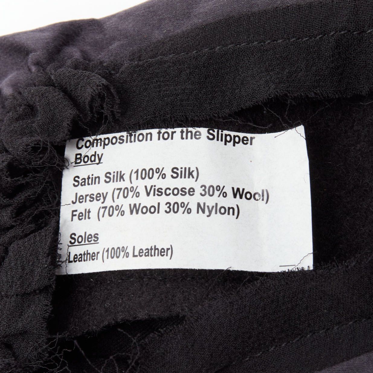 Lanvin LANVIN black 100% silk satin logo embroidery sleeping flats mask set EU37 Size ONE SIZE - 6 Thumbnail